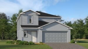 Lennar Georgia exterior elevation at Turnleaf in Punta Gorda, Florida
