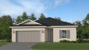 Lennar Goodall exterior elevation at Turnleaf in Punta Gorda, Florida