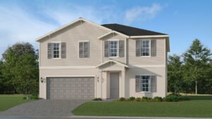 Lennar Hubble exterior elevation at Turnleaf in Punta Gorda, Florida
