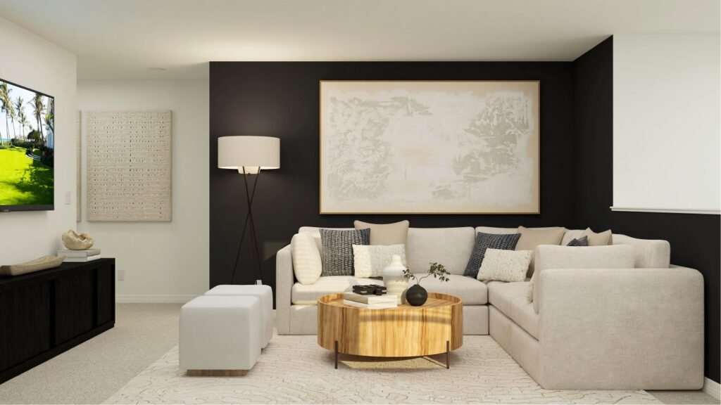 Lennar's own rendering of the loft in the Georgia floor plan. A rendering supplied by the builder, not a photograph of a completed home at Turnleaf.
