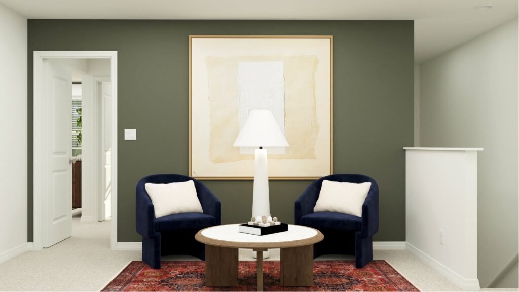 Lennar's own rendering of the loft in the Jefferson floor plan. A rendering supplied by the builder, not a photograph of a completed home at Turnleaf.